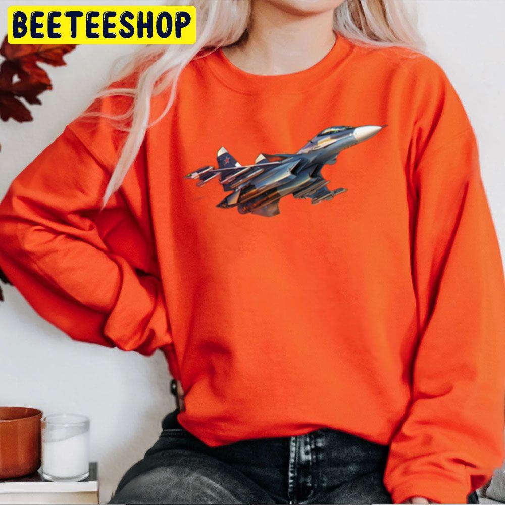 Russian Jet Fighter Su57 Trending Unisex Sweatshirt Russian Jet Fighter Su57 Trending Unisex Sweatshirt