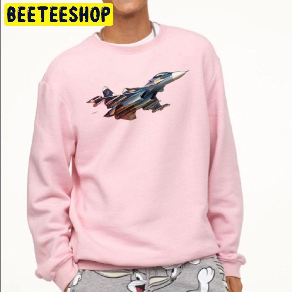 Russian Jet Fighter Su57 Trending Unisex Sweatshirt Russian Jet Fighter Su57 Trending Unisex Sweatshirt