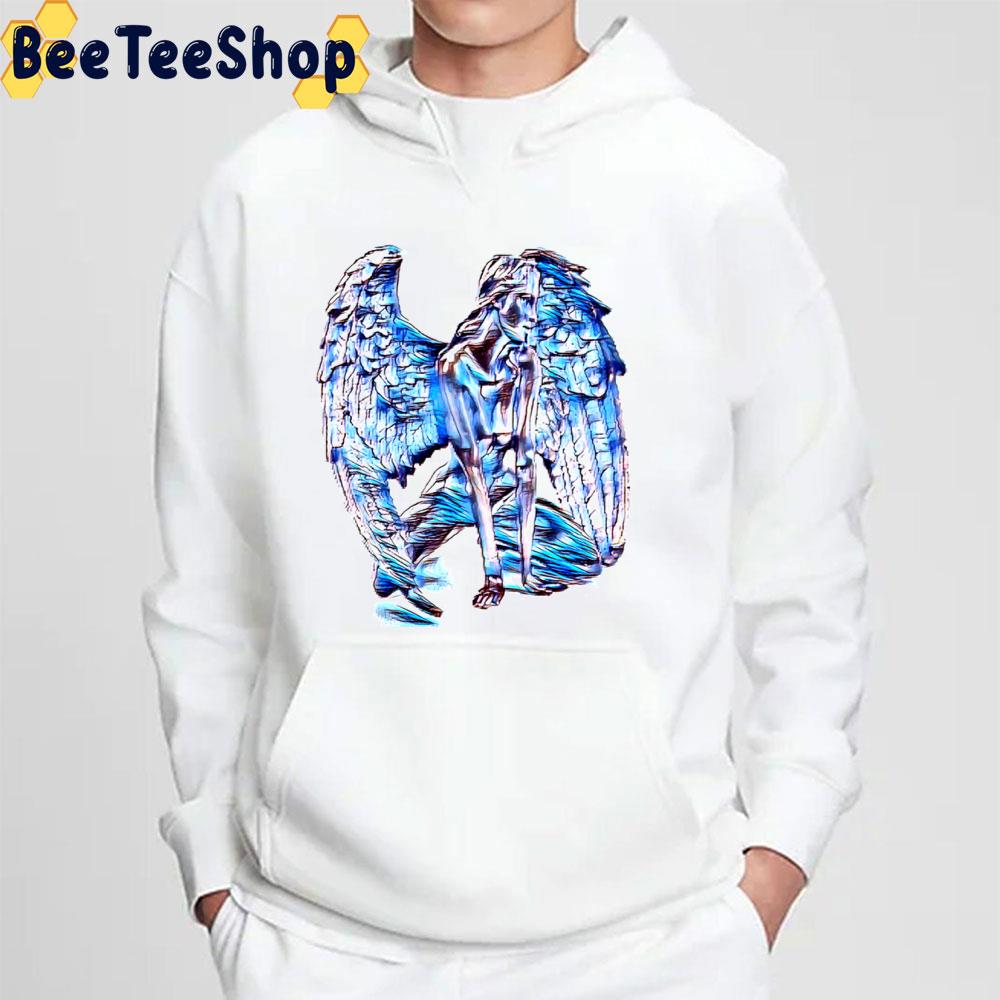 Sad Blue Guardian Angel Trending Unisex Sweatshirt Sad Blue Guardian Angel Trending Unisex Sweatshirt