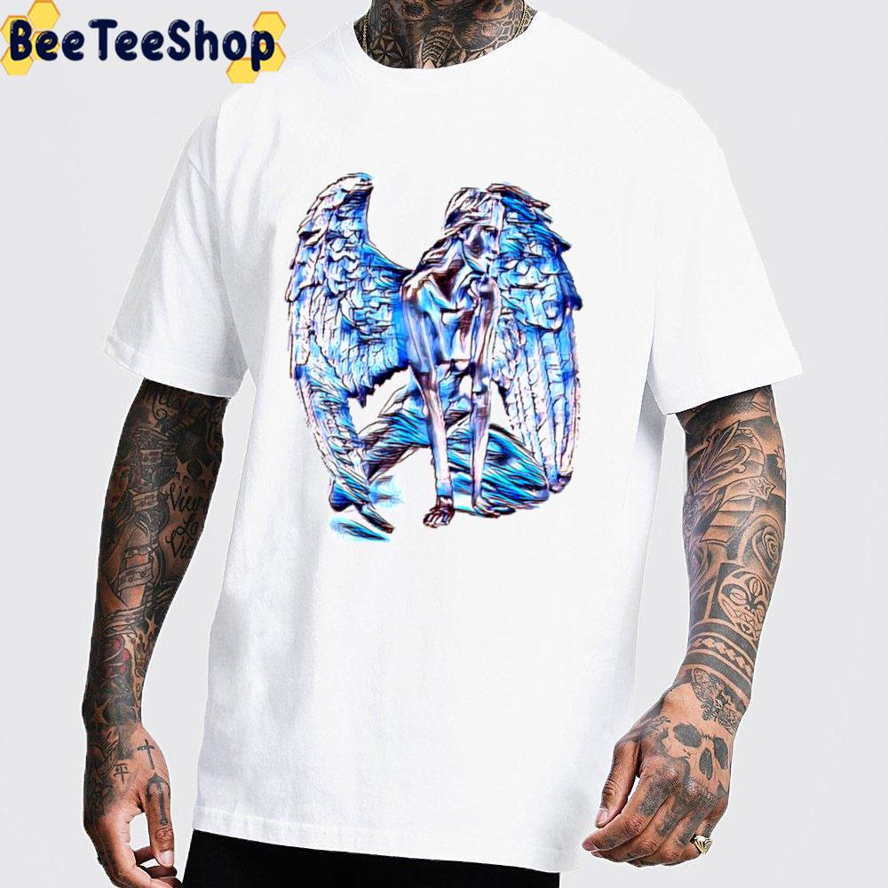 Sad Blue Guardian Angel Trending Unisex Sweatshirt Sad Blue Guardian Angel Trending Unisex Sweatshirt
