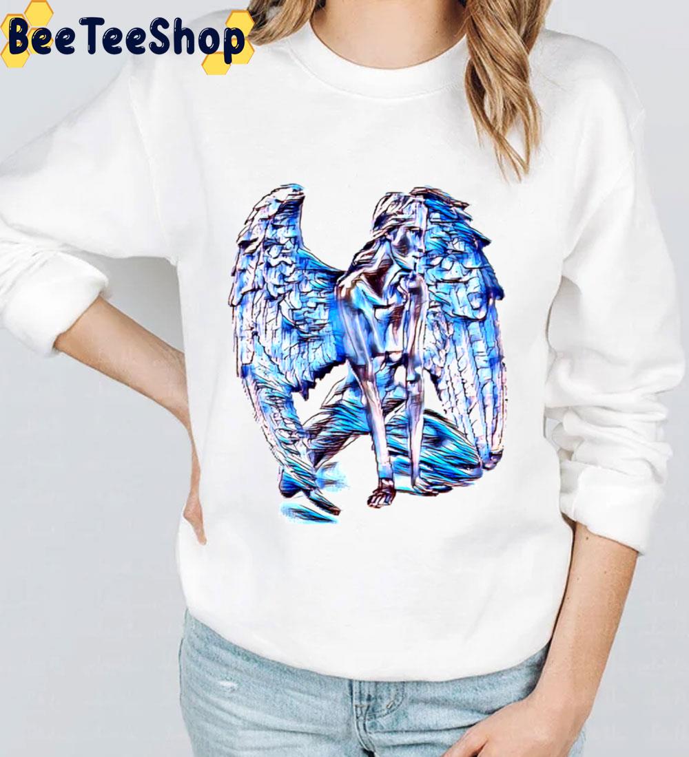 Sad Blue Guardian Angel Trending Unisex Sweatshirt Sad Blue Guardian Angel Trending Unisex Sweatshirt