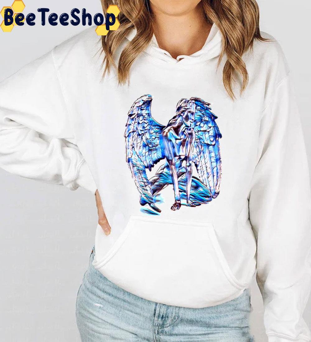 Sad Blue Guardian Angel Trending Unisex Sweatshirt Sad Blue Guardian Angel Trending Unisex Sweatshirt