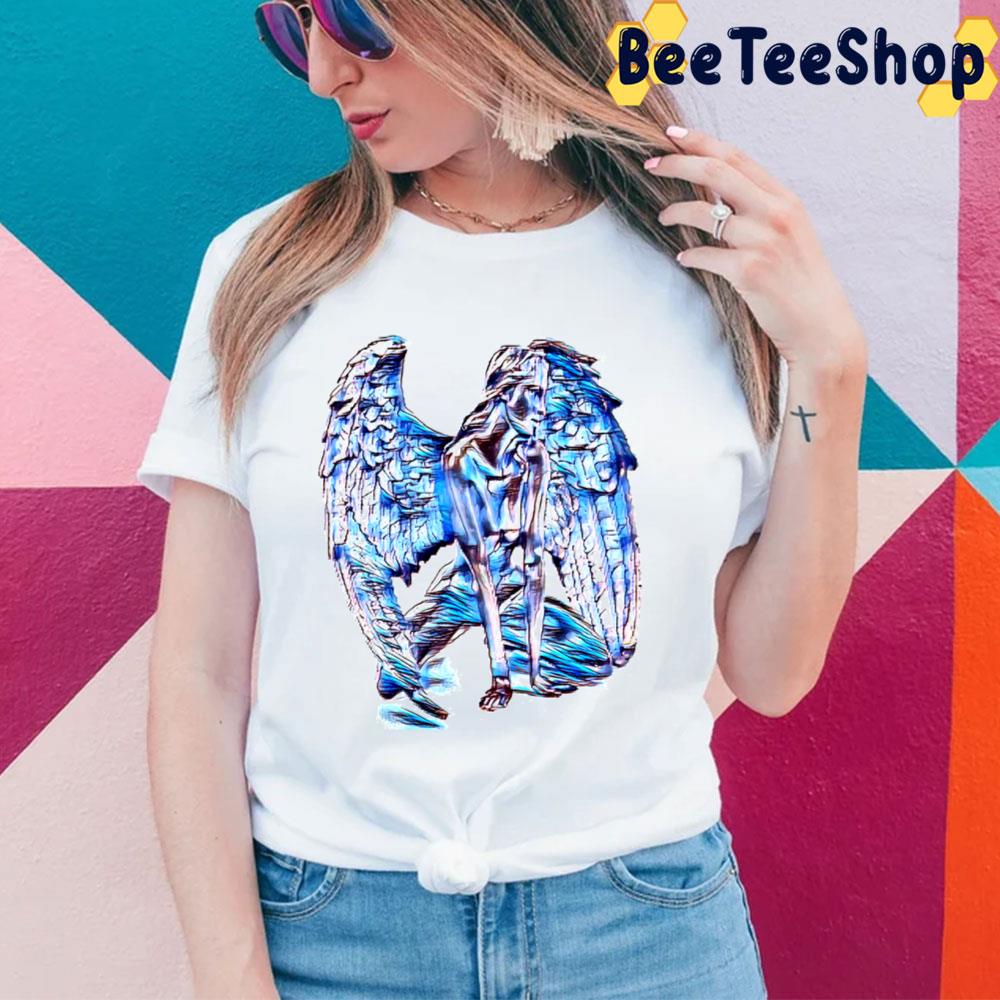 Sad Blue Guardian Angel Trending Unisex Sweatshirt Sad Blue Guardian Angel Trending Unisex Sweatshirt