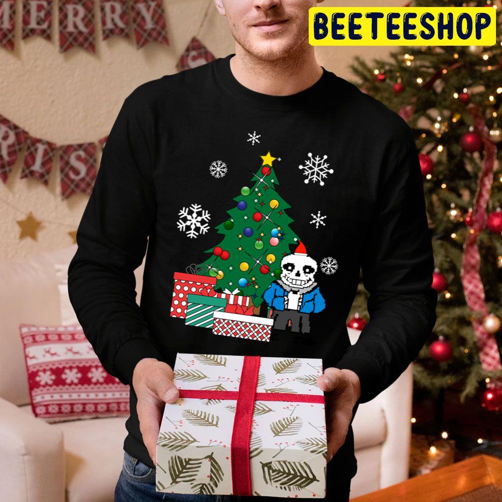 Sans Around The Christmas Tree Undertale Trending Unisex Hoodie Sans Around The Christmas Tree Undertale Trending Unisex Hoodie