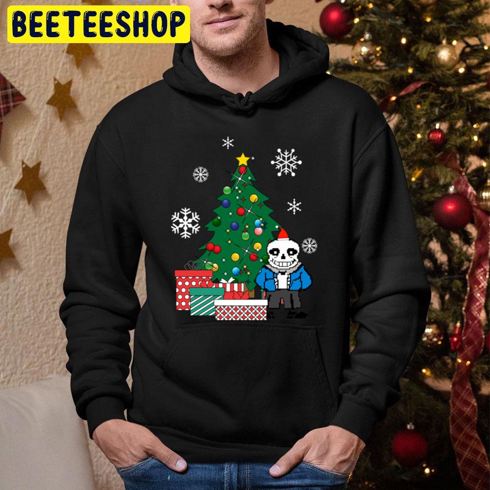 Sans Around The Christmas Tree Undertale Trending Unisex Hoodie Sans Around The Christmas Tree Undertale Trending Unisex Hoodie