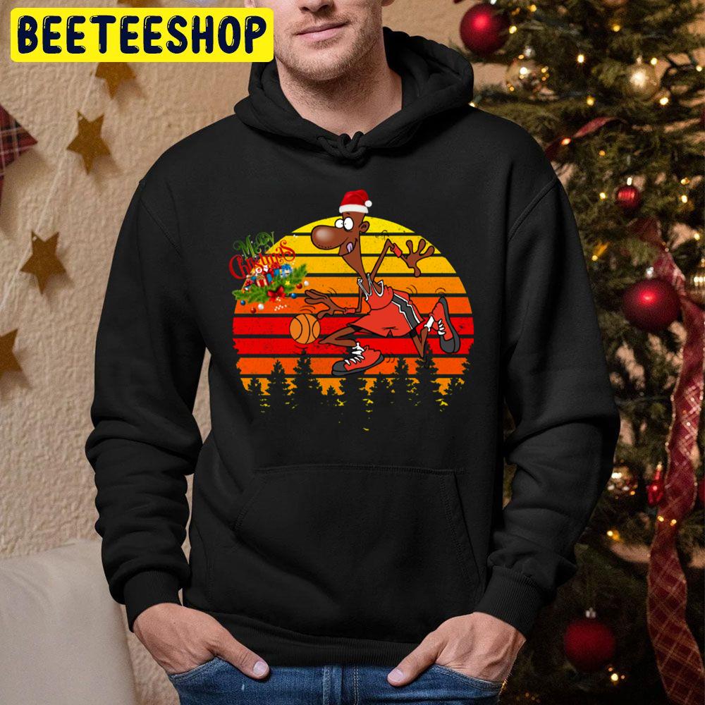 Santa Basketball Christmas Trending Unisex Hoodie Santa Basketball Christmas Trending Unisex Hoodie