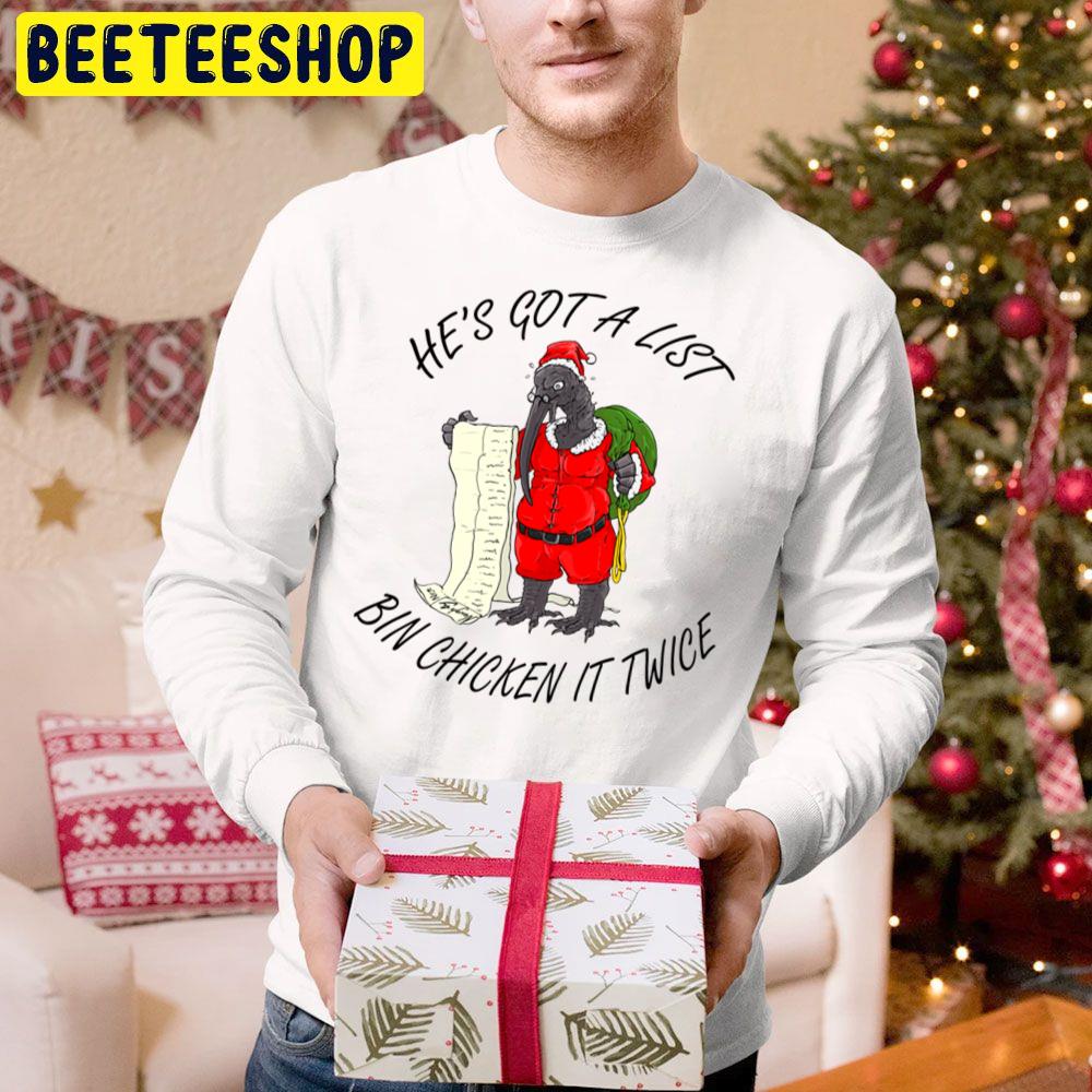 Santa Bin Chicken Christmas Trending Unisex Hoodie Santa Bin Chicken Christmas Trending Unisex Hoodie