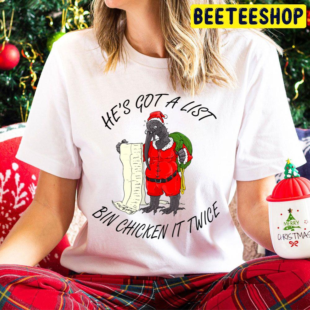 Santa Bin Chicken Christmas Trending Unisex Hoodie Santa Bin Chicken Christmas Trending Unisex Hoodie