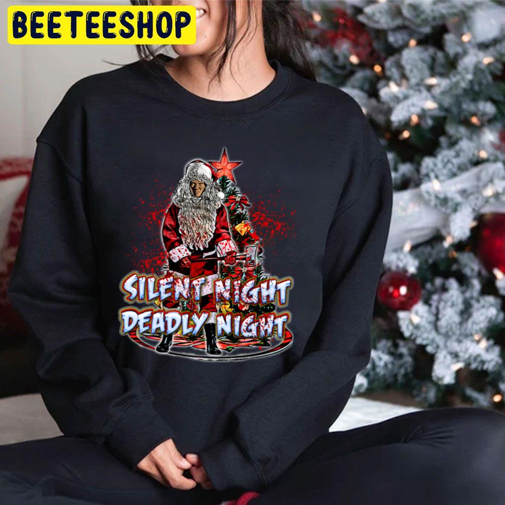 Santa Christmas Silent Night, Deadly Night Trending Unisex Hoodie Santa Christmas Silent Night, Deadly Night Trending Unisex Hoodie