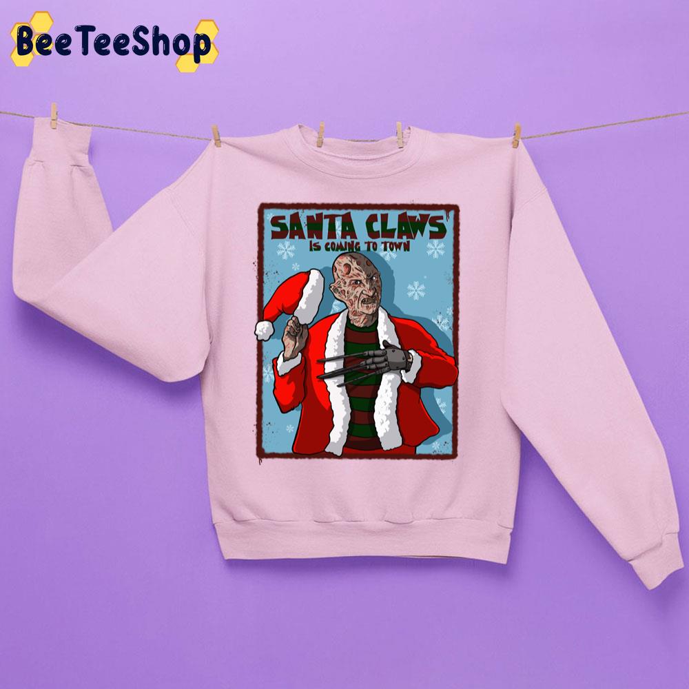 Santa Claws Is Coming To Town Freddy Trending Unisex Sweatshirt Santa Claws Is Coming To Town Freddy Trending Unisex Sweatshirt