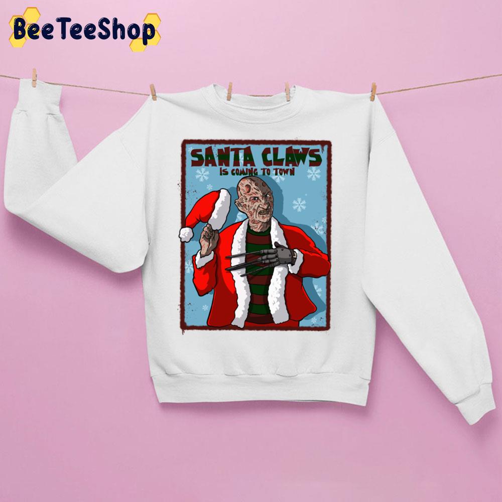 Santa Claws Is Coming To Town Freddy Trending Unisex Sweatshirt Santa Claws Is Coming To Town Freddy Trending Unisex Sweatshirt
