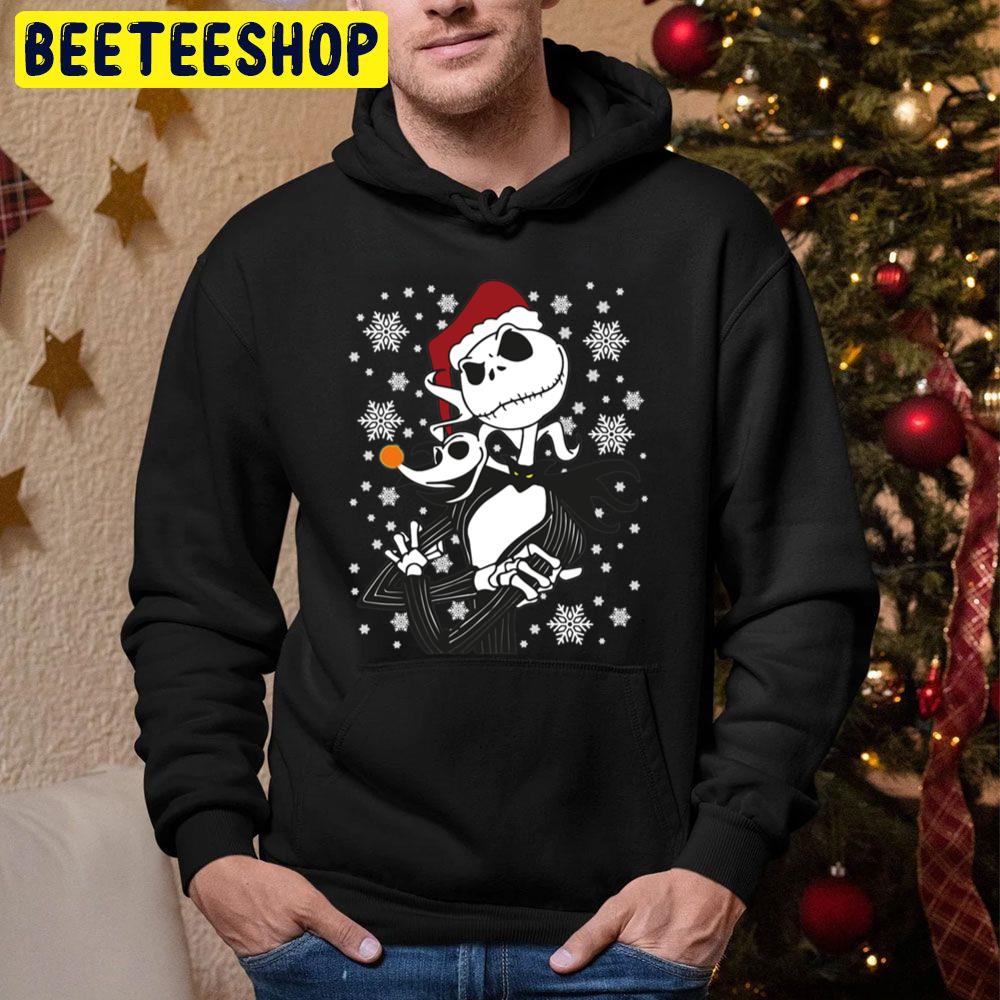 Santa Jack Nightmare Before Xmas Skellington Trending Unisex Hoodie Santa Jack Nightmare Before Xmas Skellington Trending Unisex Hoodie