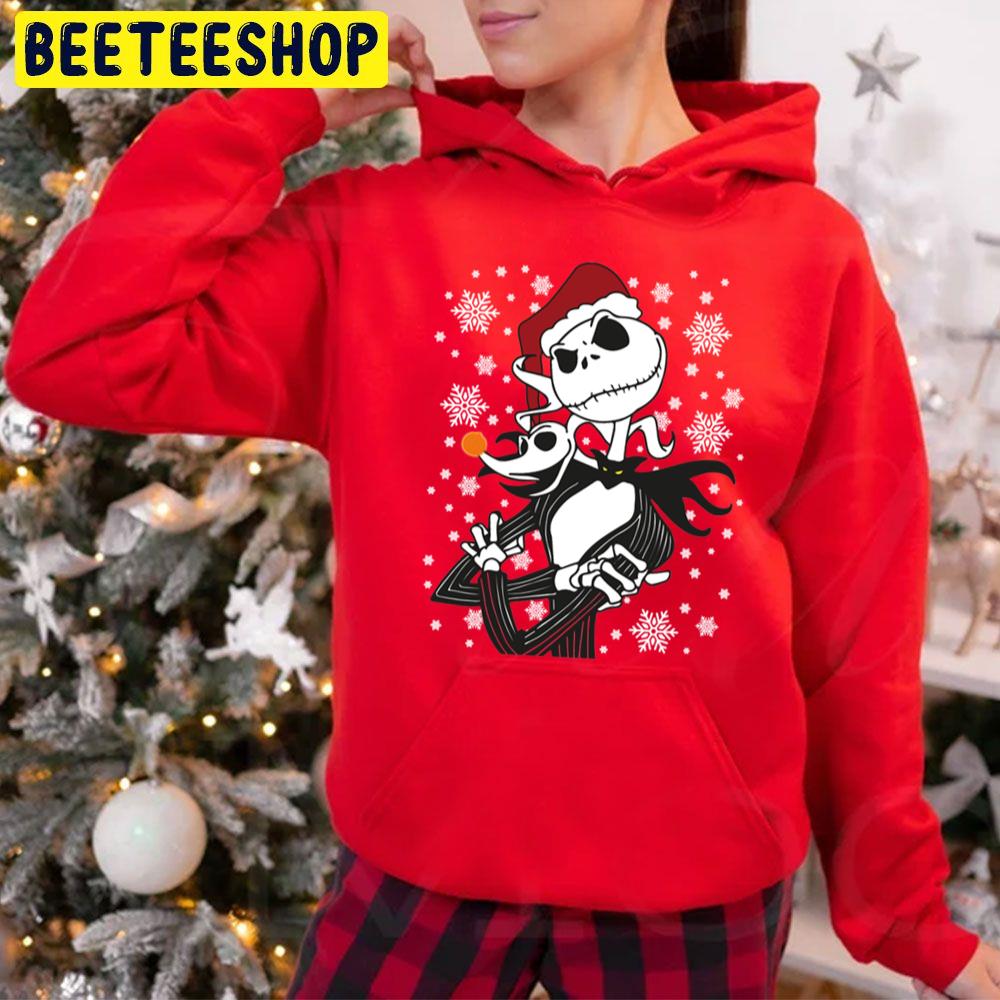 Santa Jack Nightmare Before Xmas Skellington Trending Unisex Hoodie Santa Jack Nightmare Before Xmas Skellington Trending Unisex Hoodie