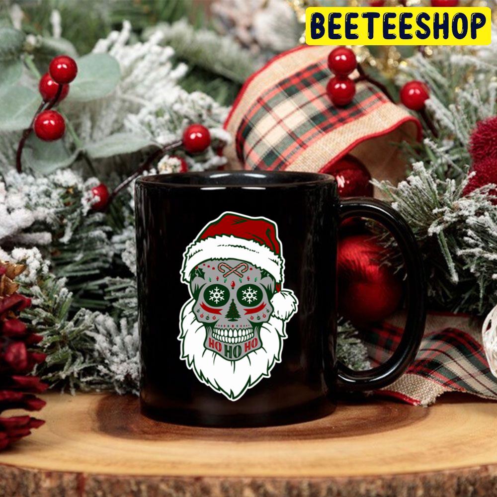 Santa Sugar Skull Christmas Trending Unisex Hoodie Santa Sugar Skull Christmas Trending Unisex Hoodie