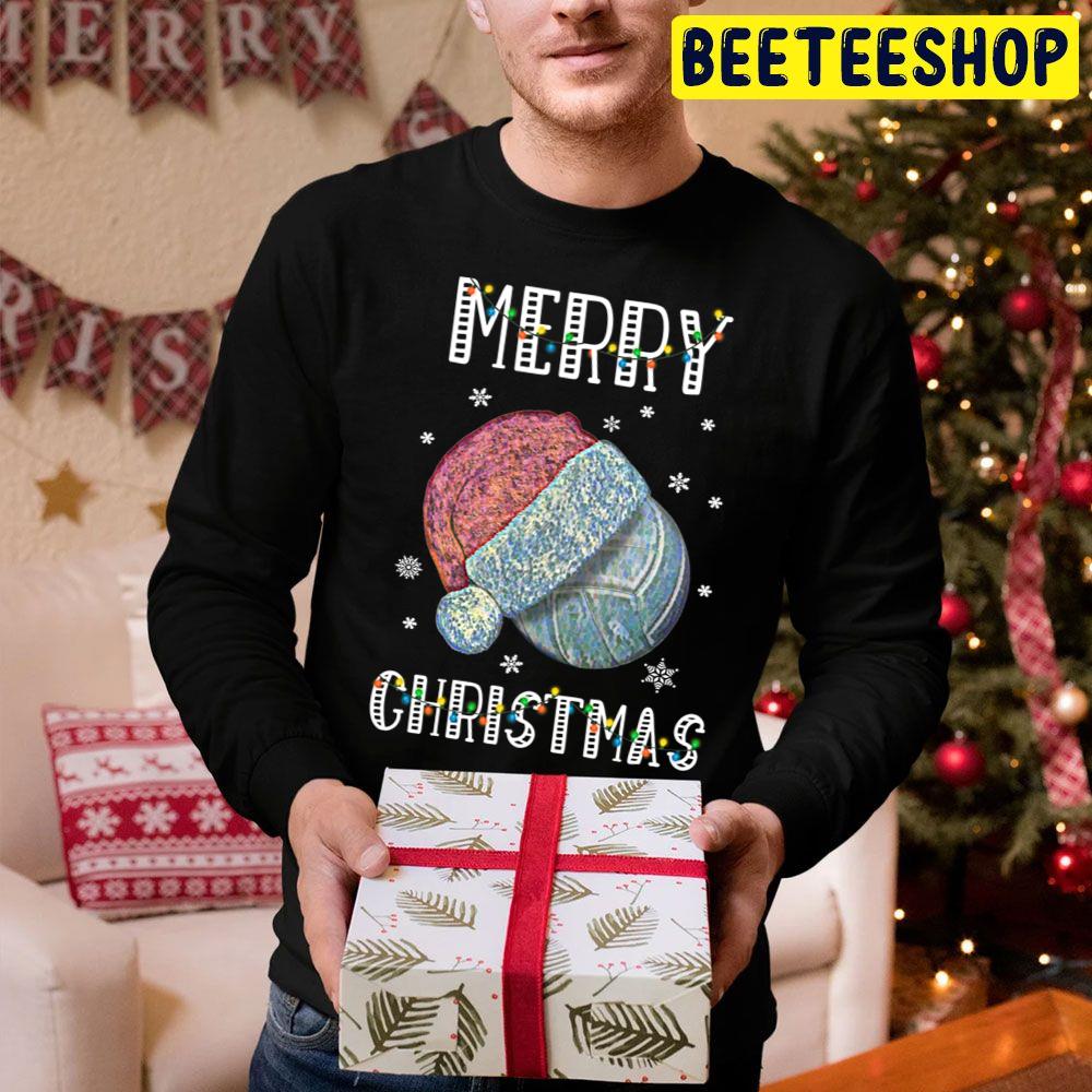 Santa Volleyball Merry Christmas Trending Unisex Hoodie Santa Volleyball Merry Christmas Trending Unisex Hoodie