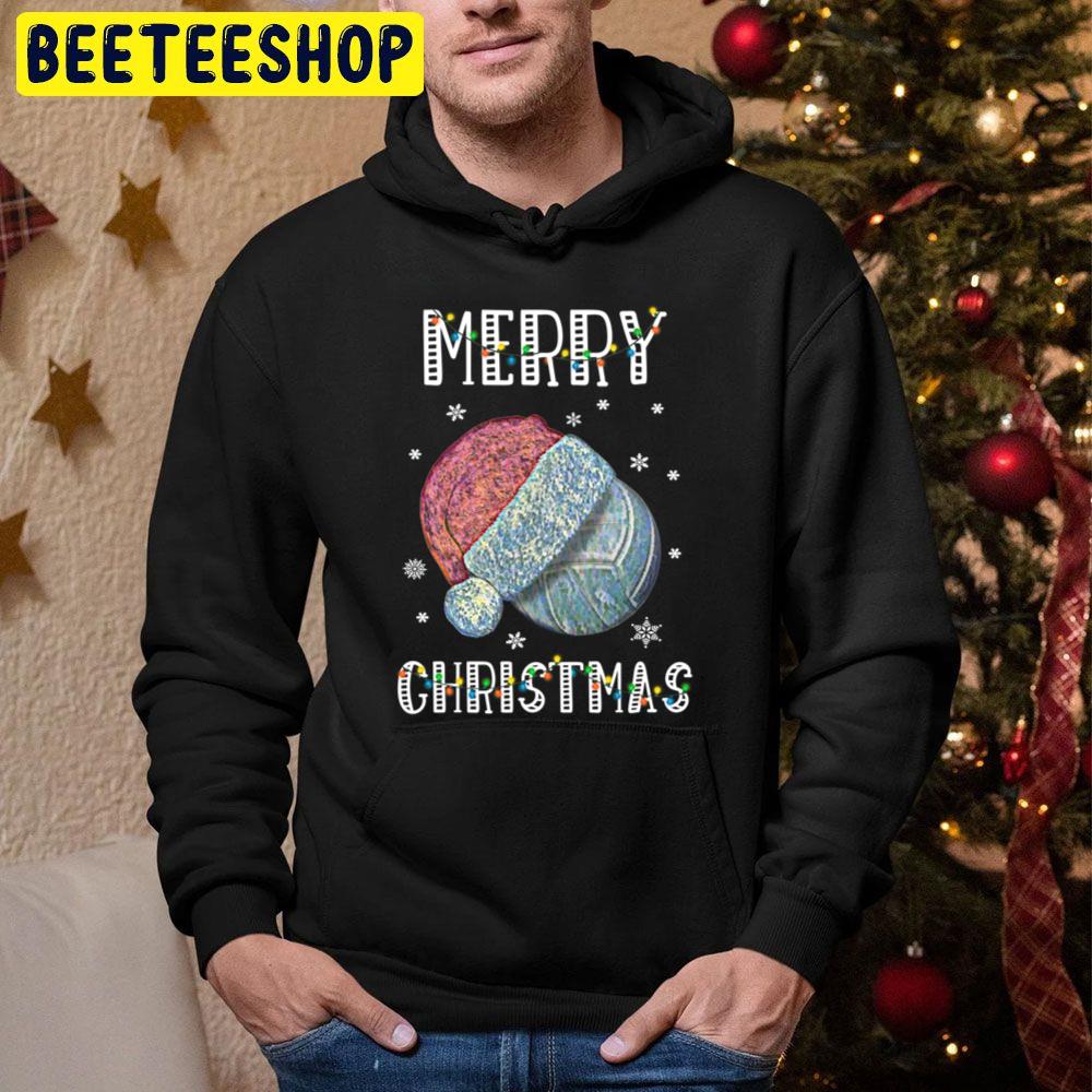 Santa Volleyball Merry Christmas Trending Unisex Hoodie Santa Volleyball Merry Christmas Trending Unisex Hoodie
