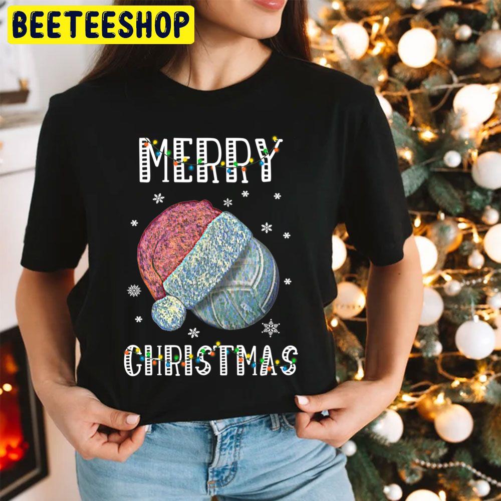 Santa Volleyball Merry Christmas Trending Unisex Hoodie Santa Volleyball Merry Christmas Trending Unisex Hoodie