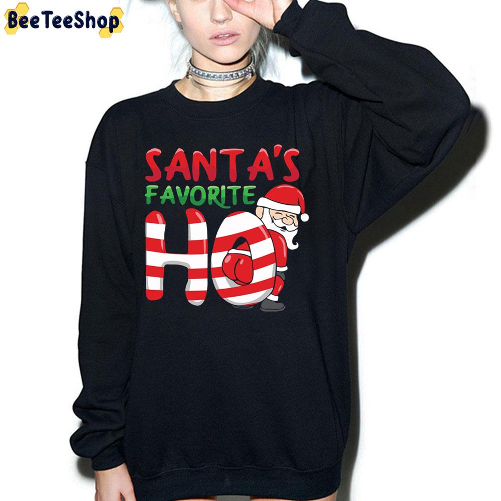 Santa's Butt Favorite Ho Trending Unisex Sweatshirt Santa's Butt Favorite Ho Trending Unisex Sweatshirt