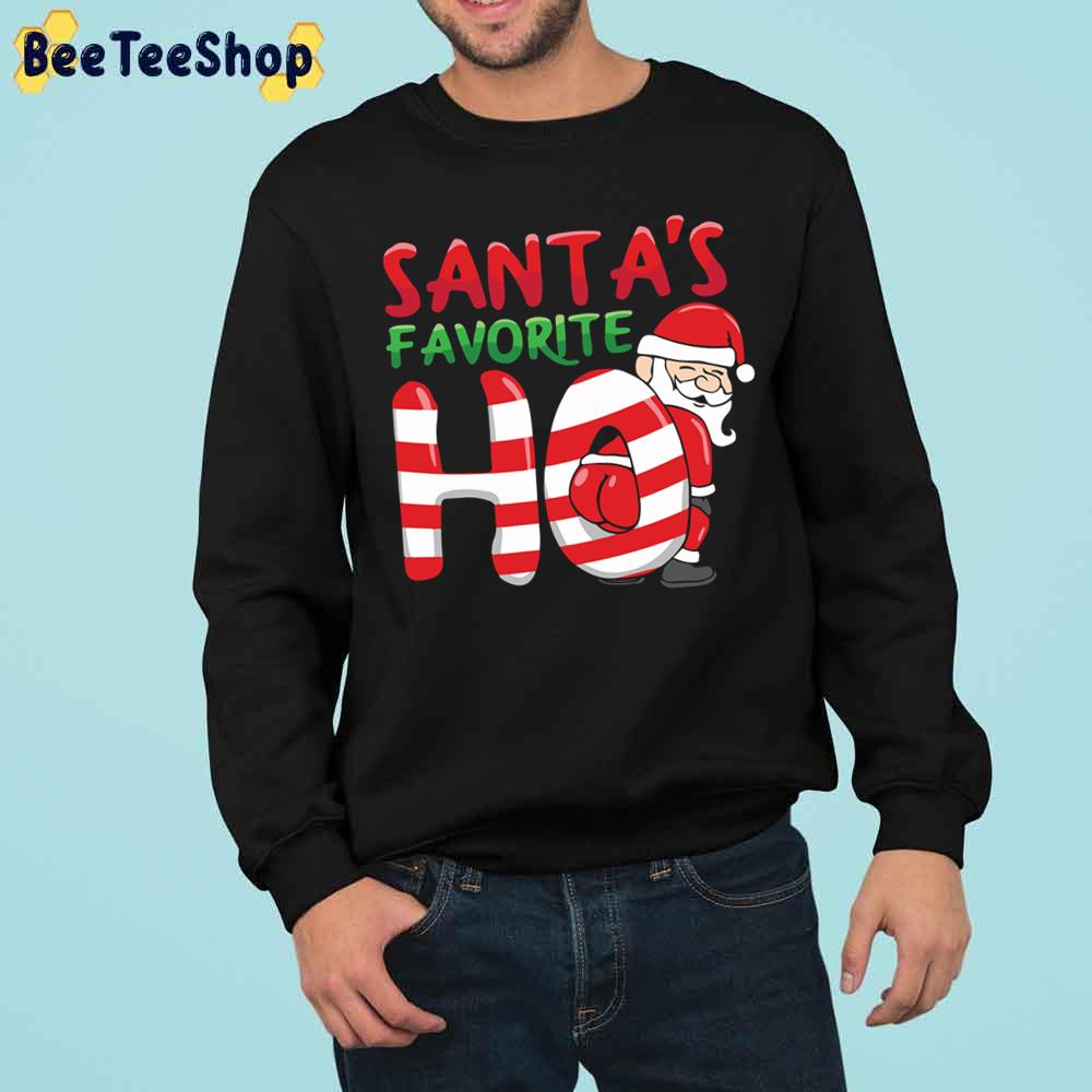 Santa's Butt Favorite Ho Trending Unisex Sweatshirt Santa's Butt Favorite Ho Trending Unisex Sweatshirt