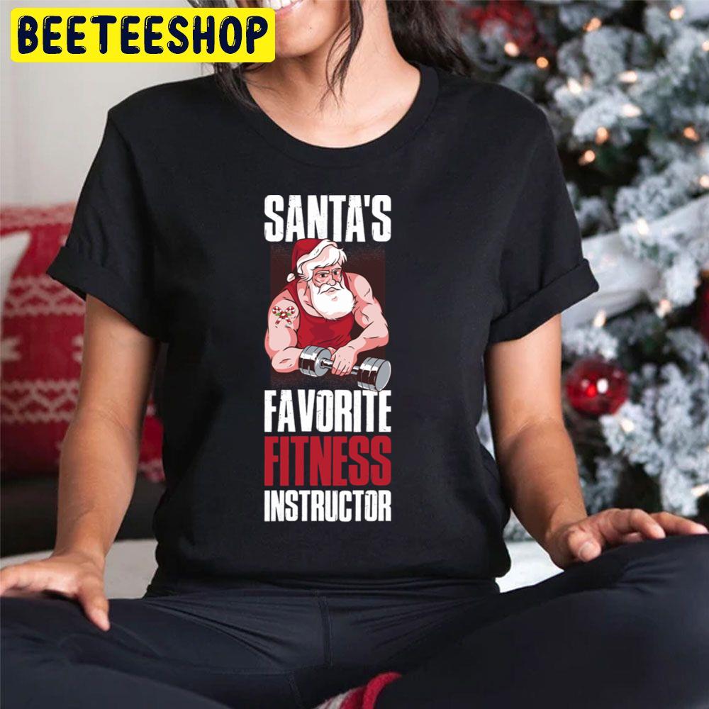 Santas Favorite Fitness Instructor Trending Unisex Hoodie Santas Favorite Fitness Instructor Trending Unisex Hoodie