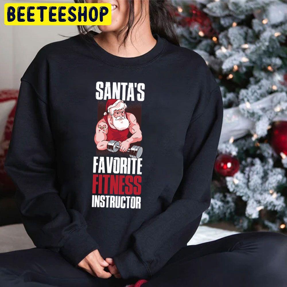 Santas Favorite Fitness Instructor Trending Unisex Hoodie Santas Favorite Fitness Instructor Trending Unisex Hoodie