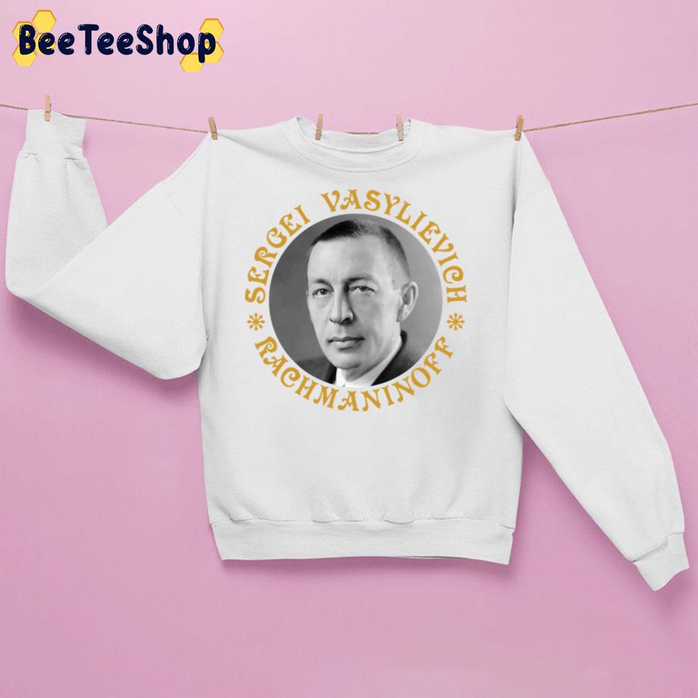 Sergei Rachmaninoff Old Gold Vintage Retro Art Trending Unisex Sweatshirt Sergei Rachmaninoff Old Gold Vintage Retro Art Trending Unisex Sweatshirt