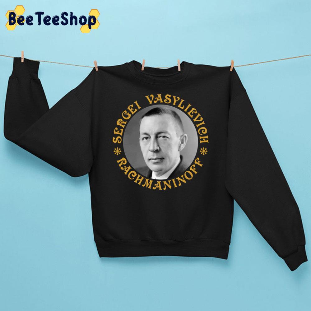 Sergei Rachmaninoff Old Gold Vintage Retro Art Trending Unisex Sweatshirt Sergei Rachmaninoff Old Gold Vintage Retro Art Trending Unisex Sweatshirt