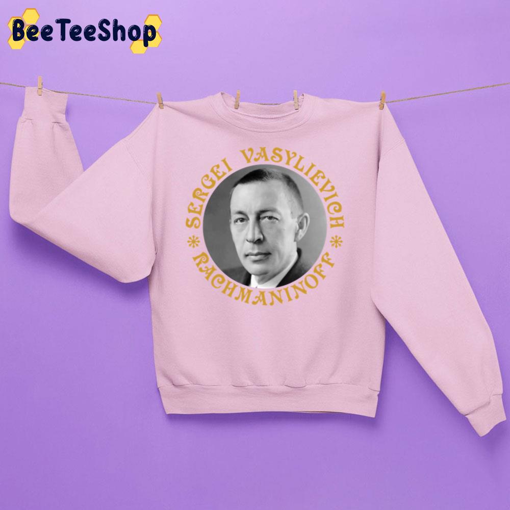 Sergei Rachmaninoff Old Gold Vintage Retro Art Trending Unisex Sweatshirt Sergei Rachmaninoff Old Gold Vintage Retro Art Trending Unisex Sweatshirt
