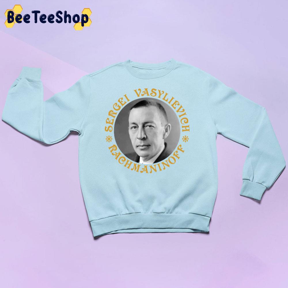 Sergei Rachmaninoff Old Gold Vintage Retro Art Trending Unisex Sweatshirt Sergei Rachmaninoff Old Gold Vintage Retro Art Trending Unisex Sweatshirt