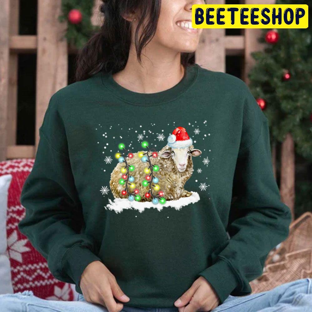 Sheep Christmas Mashup Trending Unisex Hoodie Sheep Christmas Mashup Trending Unisex Hoodie