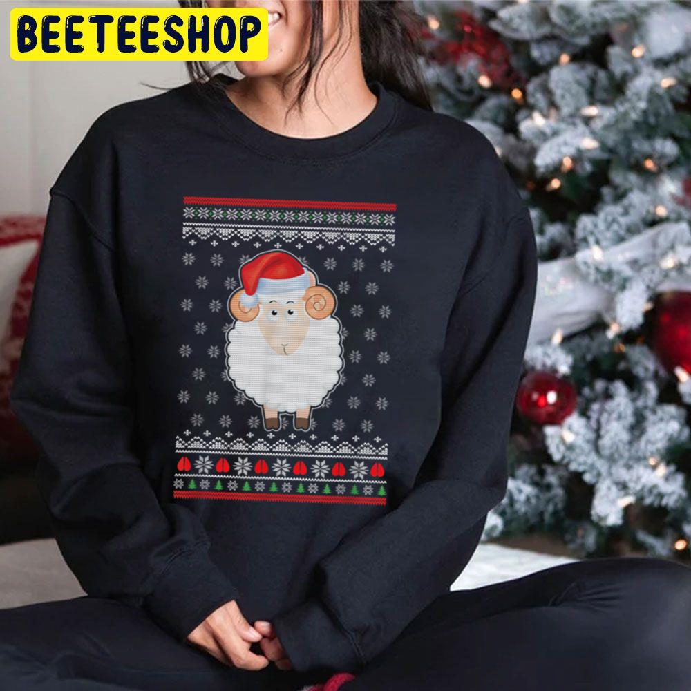 Sheep Knit Pattern Christmas Trending Unisex Hoodie Sheep Knit Pattern Christmas Trending Unisex Hoodie