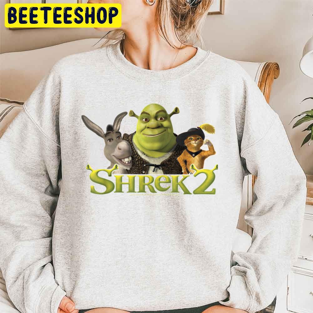 Shrek 2 Donkey And Puss In Boots Best Friends Trending Unisex Sweatshirt Shrek 2 Donkey And Puss In Boots Best Friends Trending Unisex Sweatshirt