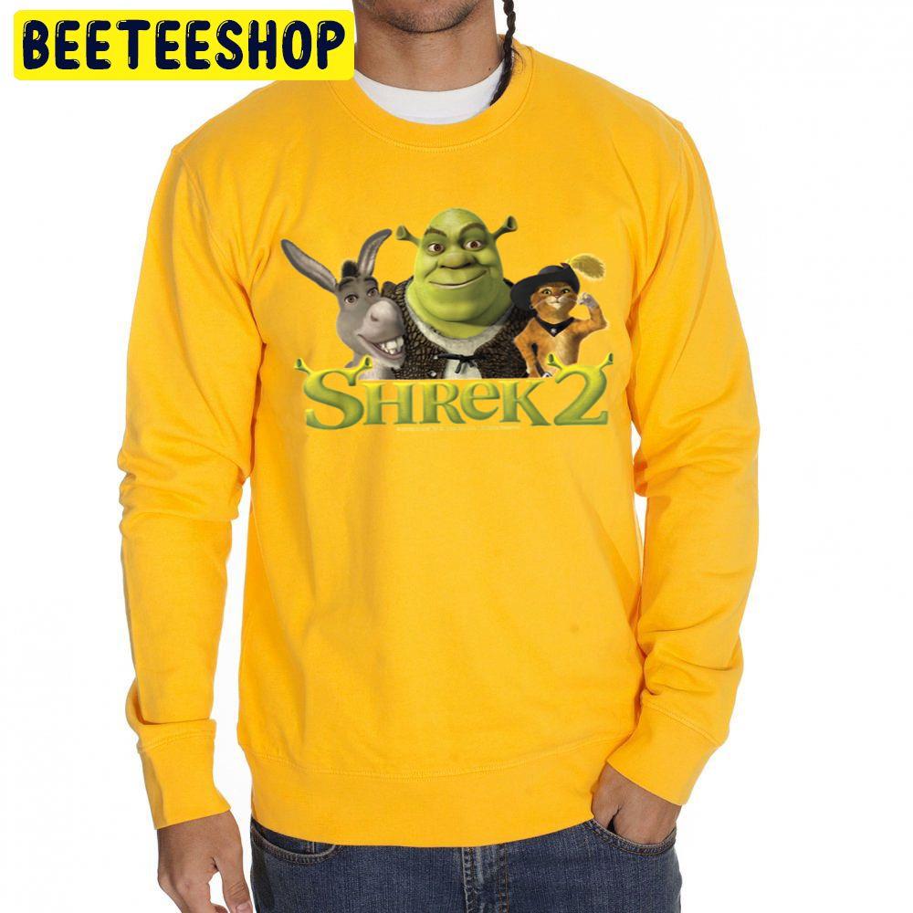 Shrek 2 Donkey And Puss In Boots Best Friends Trending Unisex Sweatshirt Shrek 2 Donkey And Puss In Boots Best Friends Trending Unisex Sweatshirt