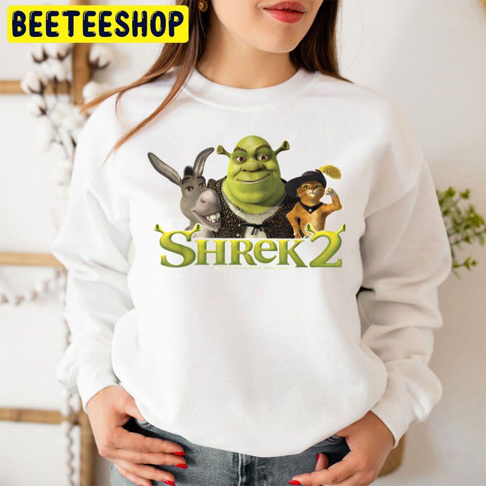 Shrek 2 Donkey And Puss In Boots Best Friends Trending Unisex Sweatshirt Shrek 2 Donkey And Puss In Boots Best Friends Trending Unisex Sweatshirt