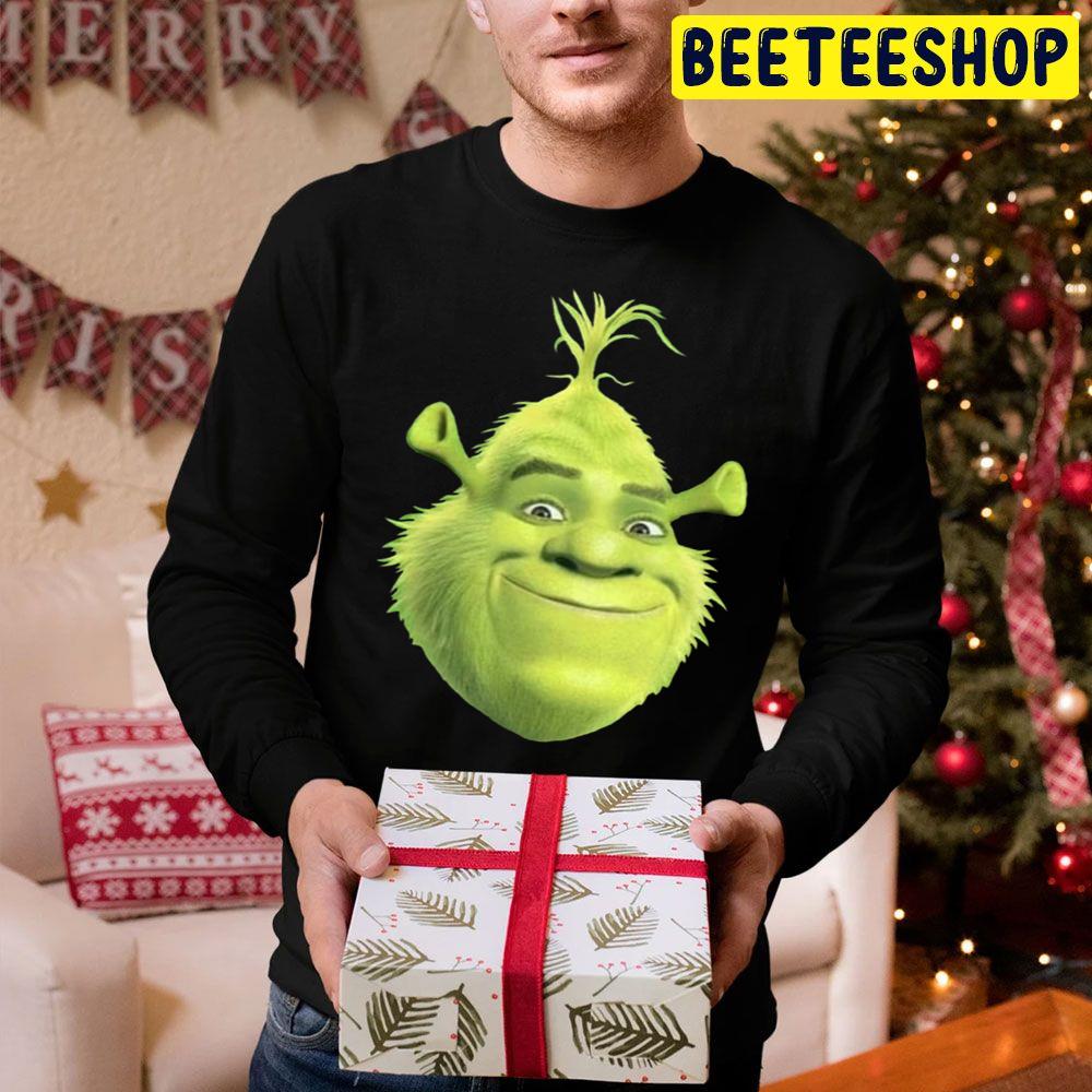 Shrek Grinch Face Meme Trending Unisex Hoodie Shrek Grinch Face Meme Trending Unisex Hoodie