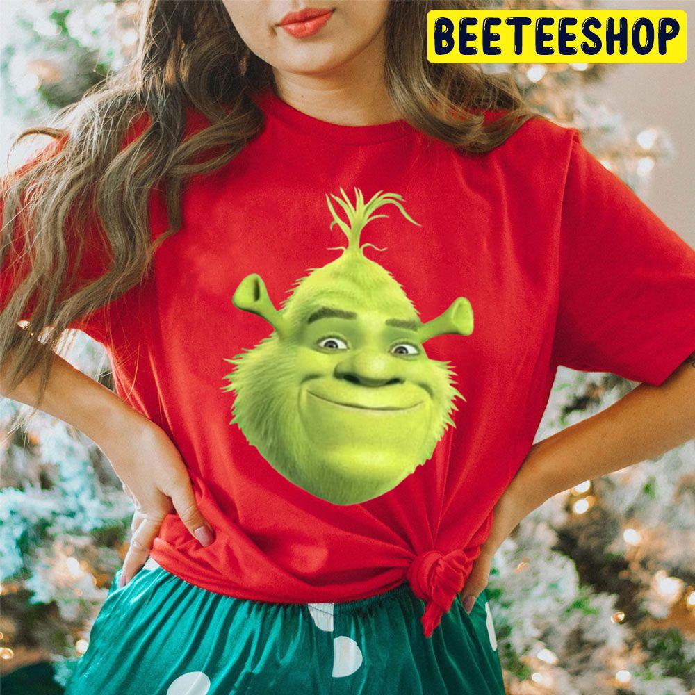 Shrek Grinch Face Meme Trending Unisex Hoodie Shrek Grinch Face Meme Trending Unisex Hoodie
