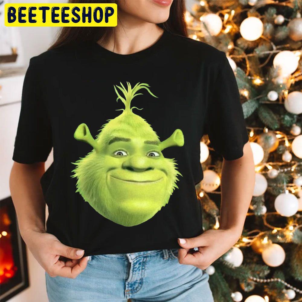 Shrek Grinch Face Meme Trending Unisex Hoodie Shrek Grinch Face Meme Trending Unisex Hoodie