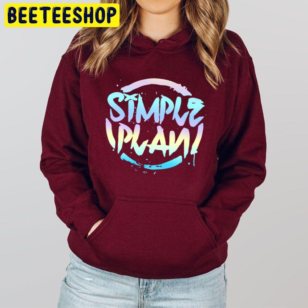 Simple Plan Colorful Art Trending Unisex Hoodie Simple Plan Colorful Art Trending Unisex Hoodie
