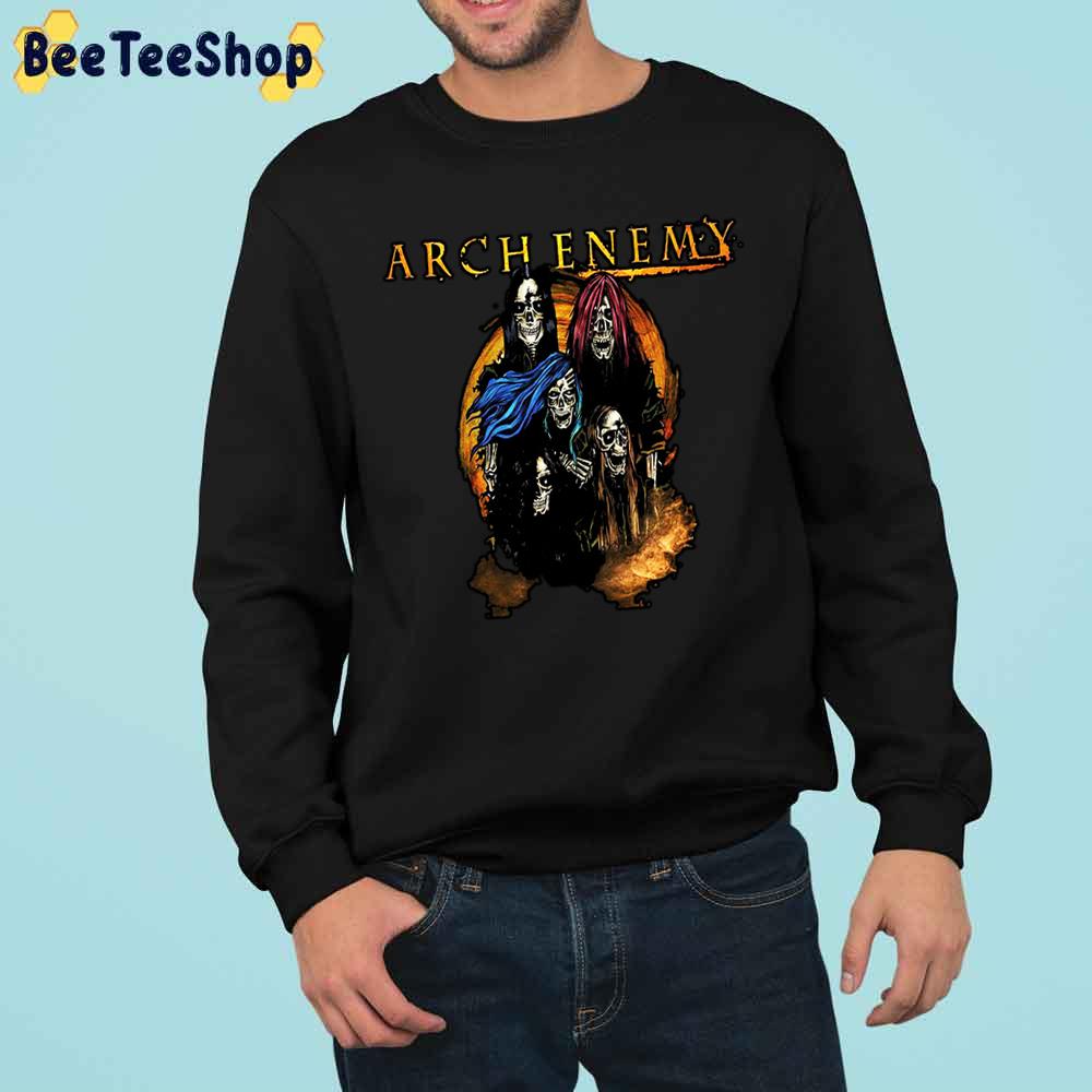 Skull Art Arch Enemy Trending Unisex Sweatshirt Skull Art Arch Enemy Trending Unisex Sweatshirt
