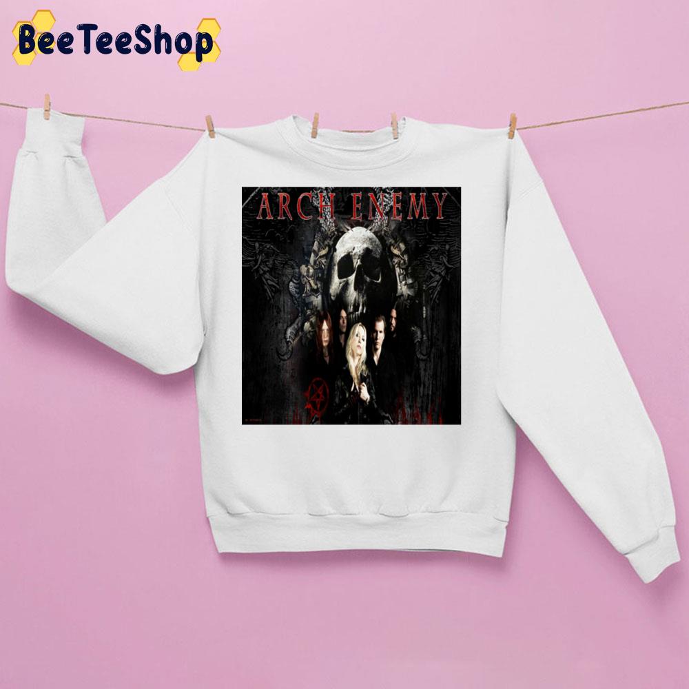 Skull Design Art Arch Enemy Trending Unisex Sweatshirt Skull Design Art Arch Enemy Trending Unisex Sweatshirt