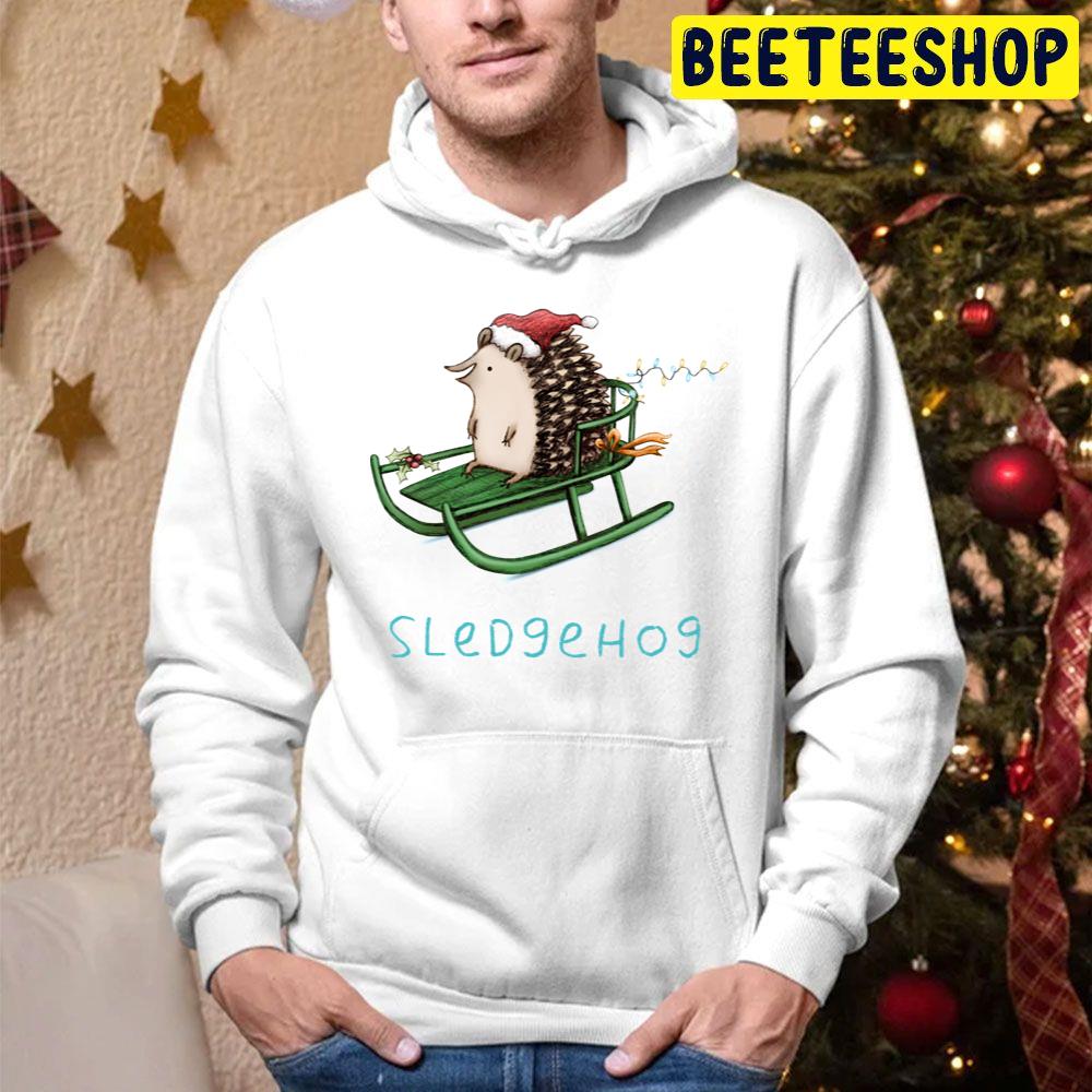 Sledgehog Christmas Trending Unisex Hoodie Sledgehog Christmas Trending Unisex Hoodie