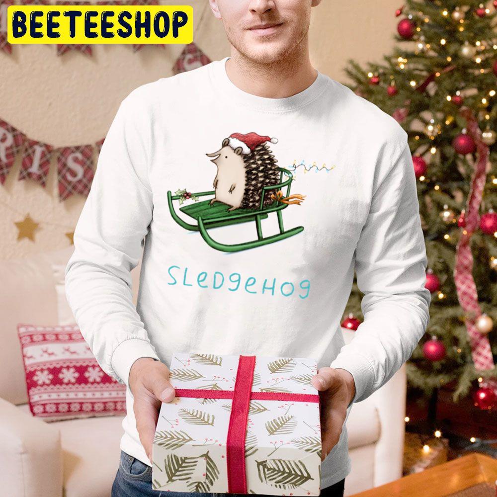 Sledgehog Christmas Trending Unisex Hoodie Sledgehog Christmas Trending Unisex Hoodie