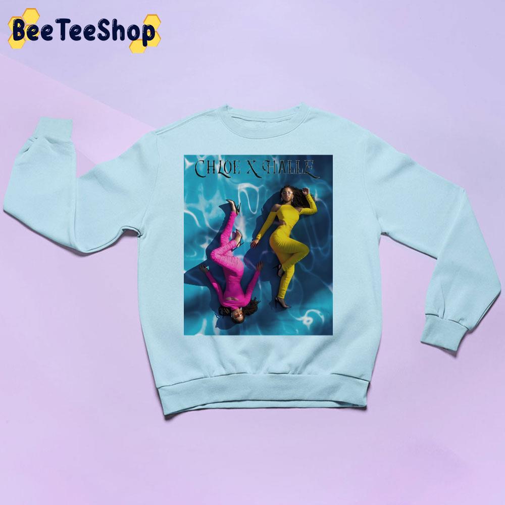Sleeping In The Pool Chloe X Halle Trending Unisex Sweatshirt Sleeping In The Pool Chloe X Halle Trending Unisex Sweatshirt