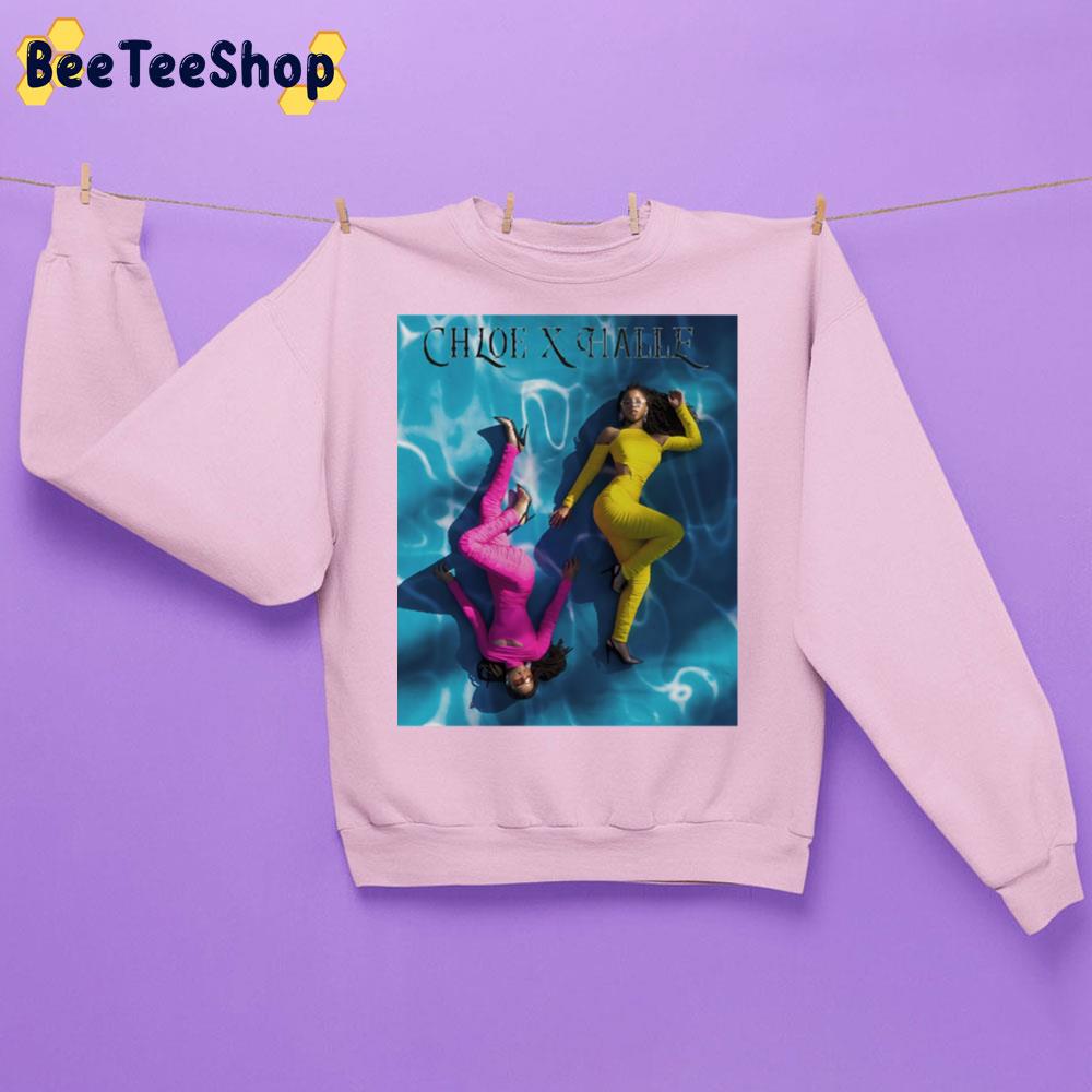 Sleeping In The Pool Chloe X Halle Trending Unisex Sweatshirt Sleeping In The Pool Chloe X Halle Trending Unisex Sweatshirt