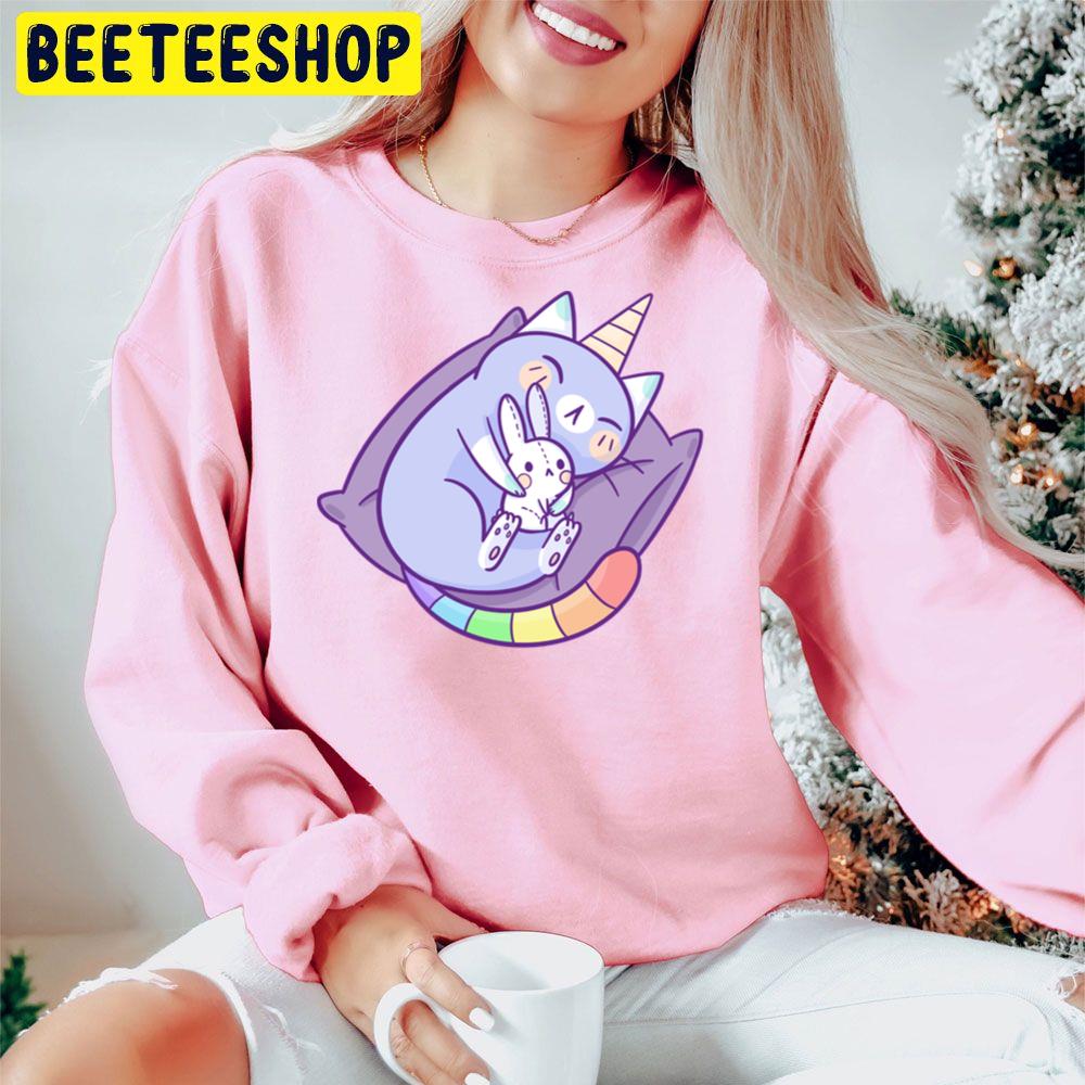 Sleepy Caticorn Trending Unisex Hoodie Sleepy Caticorn Trending Unisex Hoodie