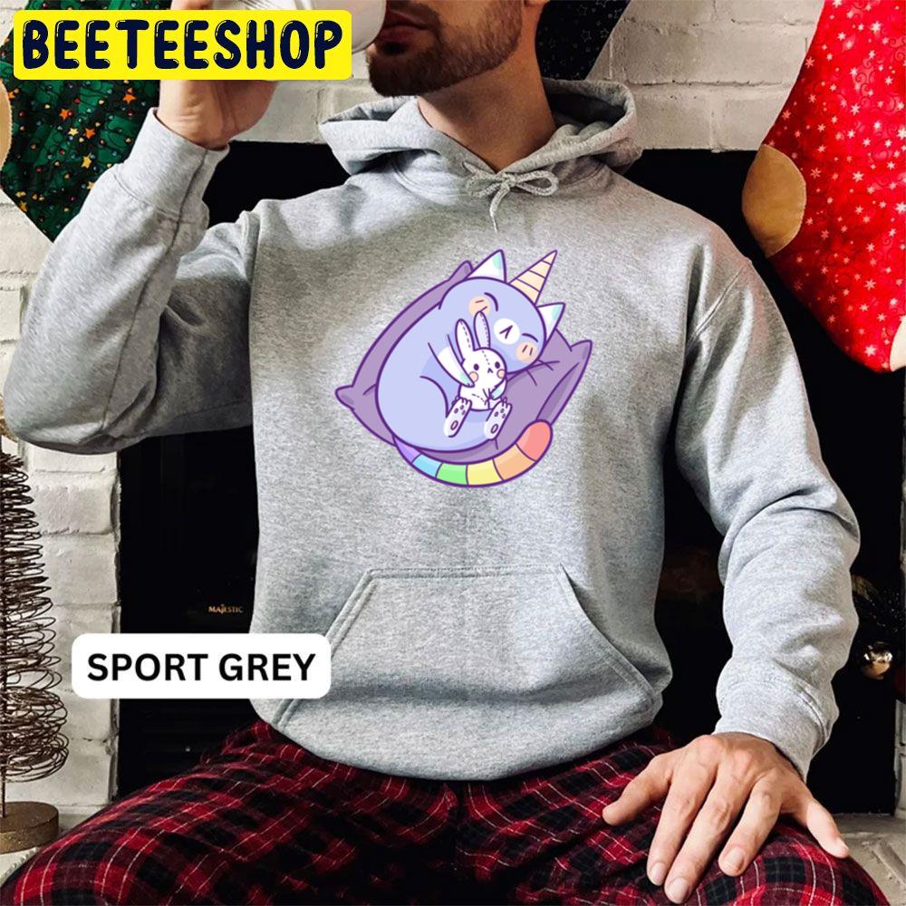 Sleepy Caticorn Trending Unisex Hoodie Sleepy Caticorn Trending Unisex Hoodie