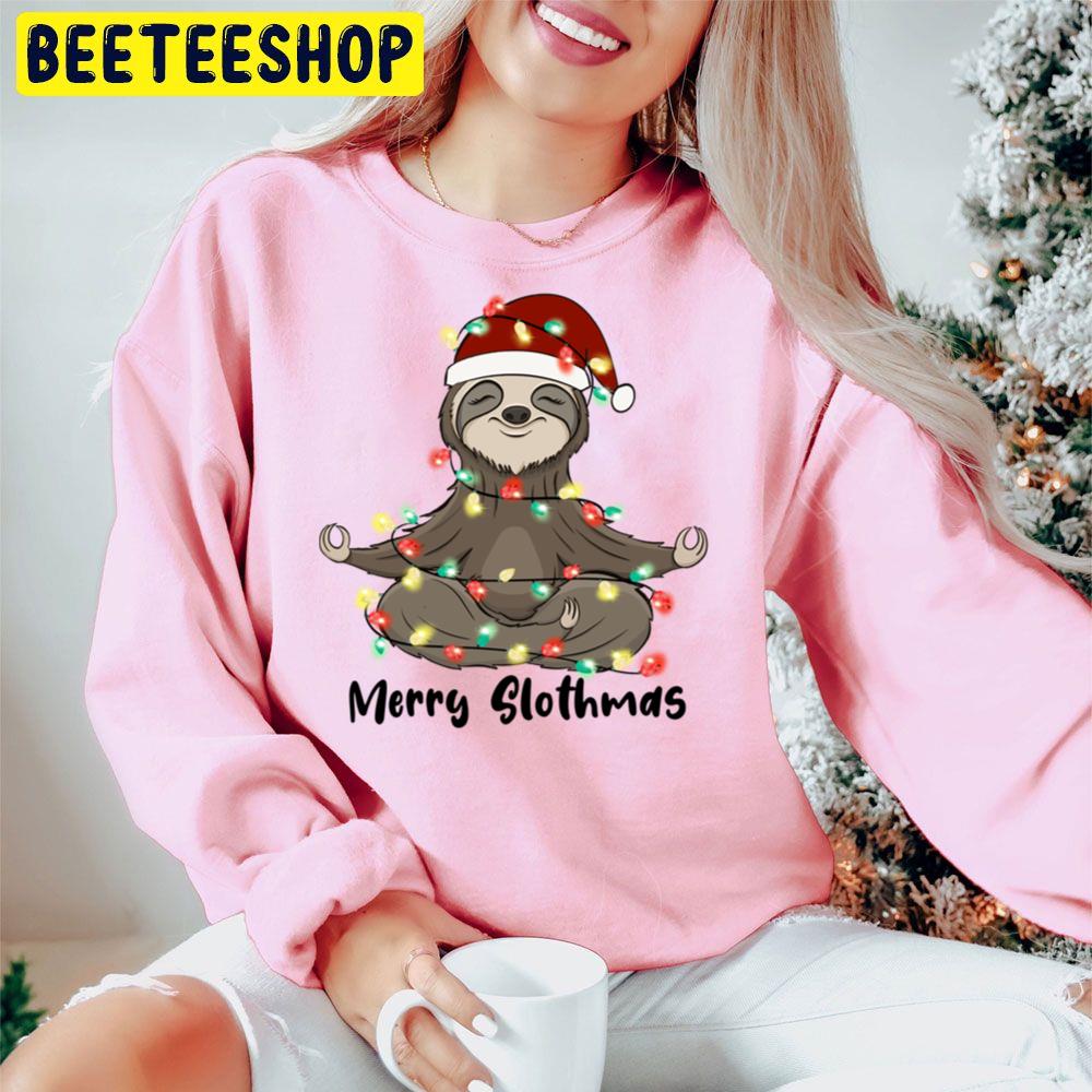 Sloth Sublimation Christmas Trending Unisex Hoodie Sloth Sublimation Christmas Trending Unisex Hoodie