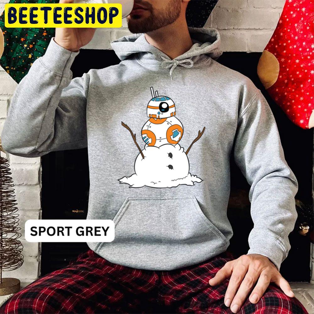 Snowman Robot On Christmas Trending Unisex Hoodie Snowman Robot On Christmas Trending Unisex Hoodie