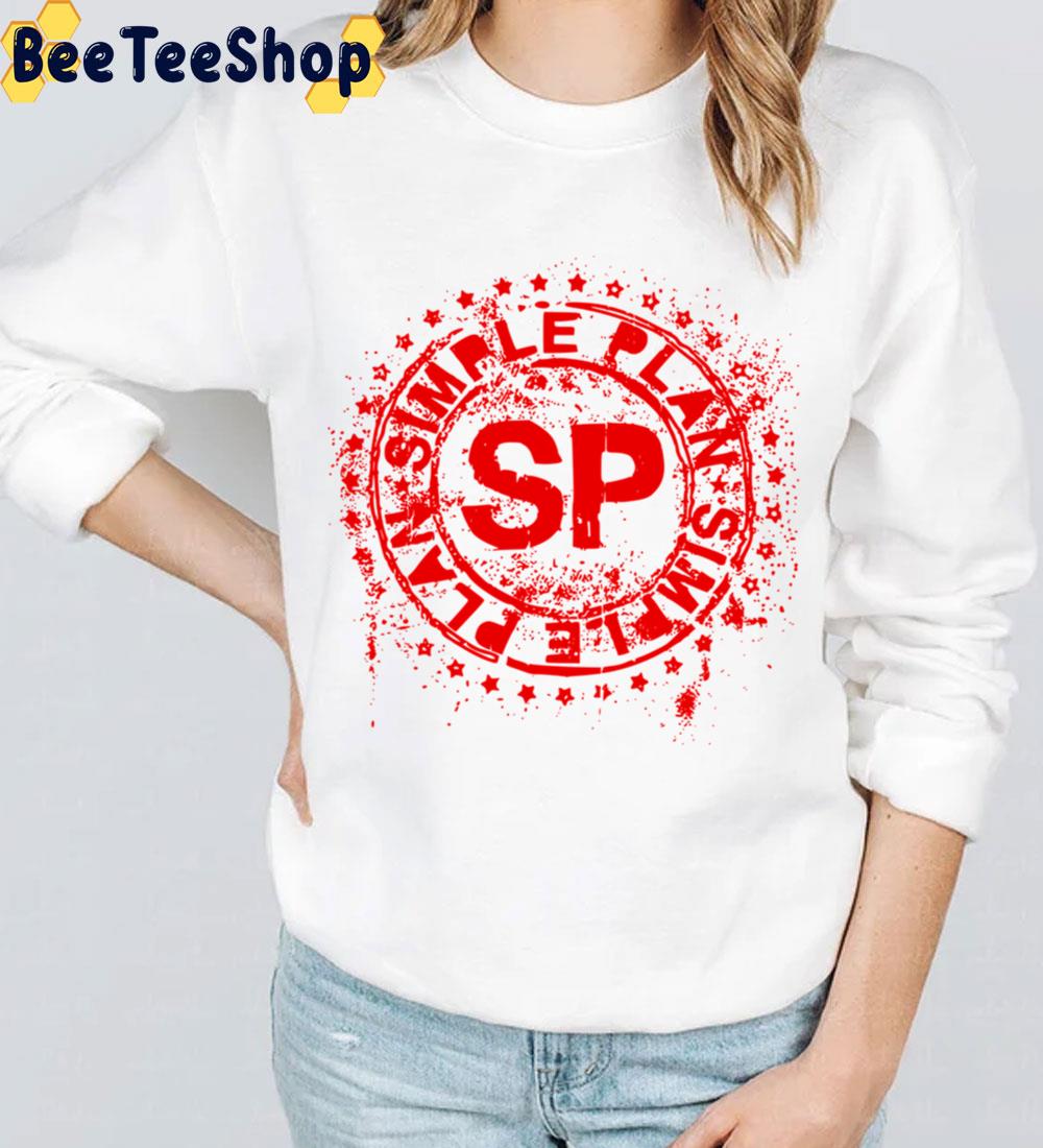 Sp For Simple Plan In Red Trending Unisex Sweatshirt Sp For Simple Plan In Red Trending Unisex Sweatshirt