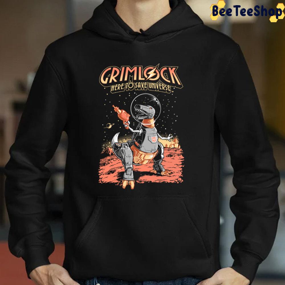 Space Pulp Robot Dinosaur Hero Grimlock Here To Save Universe Trending Unisex Sweatshirt Space Pulp Robot Dinosaur Hero Grimlock Here To Save Universe Trending Unisex Sweatshirt
